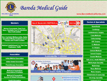 Tablet Screenshot of barodamedicalguide.com